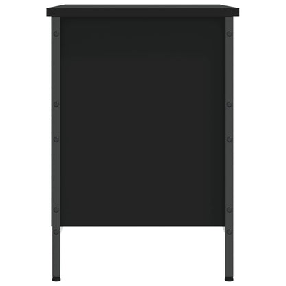 Scarpiera Nera 69x35x50 cm in Legno Multistrato - homemem39