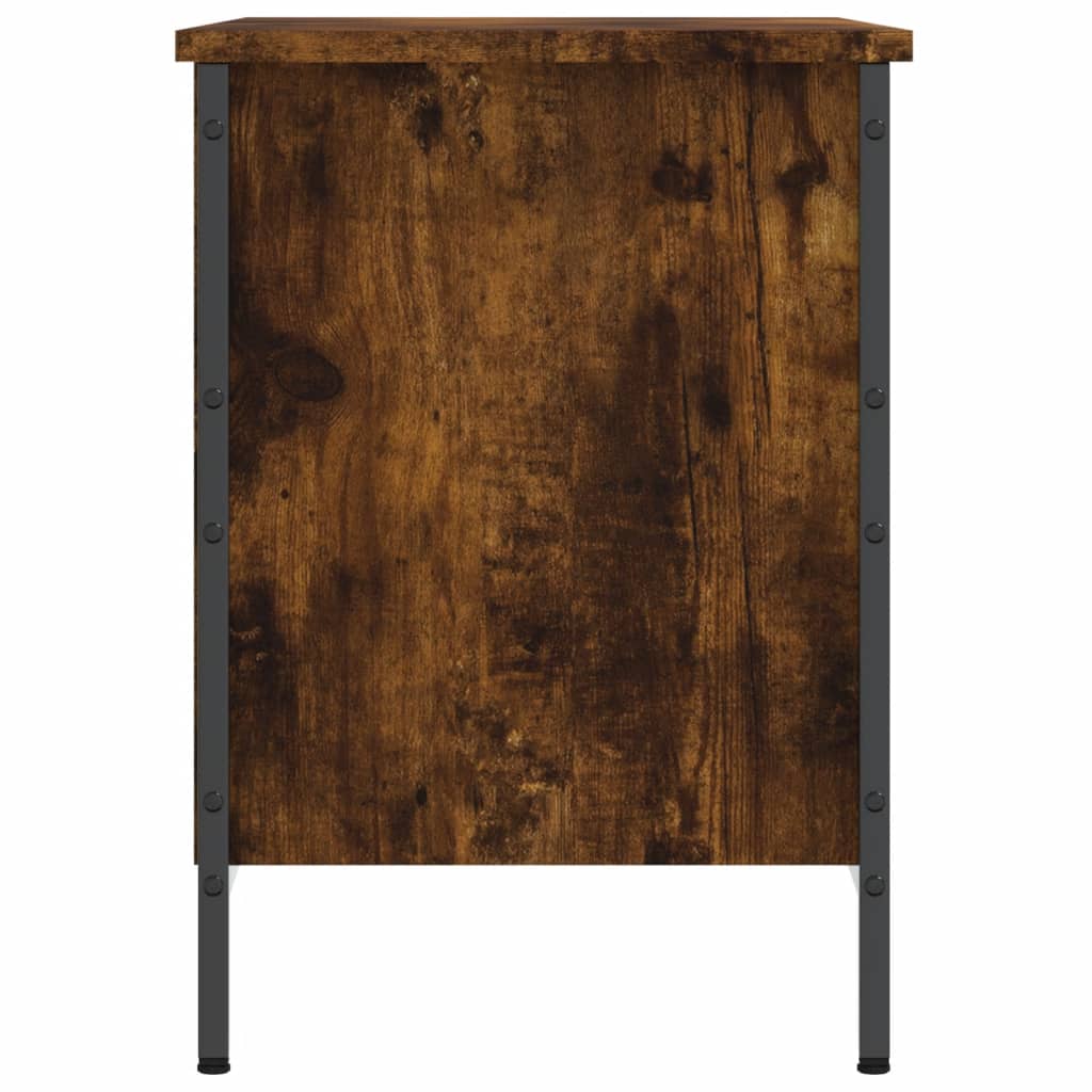 Scarpiera Rovere Fumo 69x35x50 cm in Legno Multistrato - homemem39