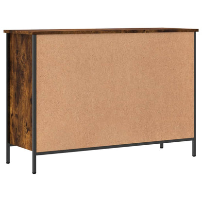 Scarpiera Rovere Fumo 100x35x70 cm in Legno Multistrato - homemem39