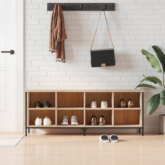 Scarpiera Rovere Sonoma 131x35x50 cm in Legno Multistrato - homemem39