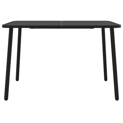 Tavolo da Giardino Antracite 110x80x71 cm Acciaio | homemem39