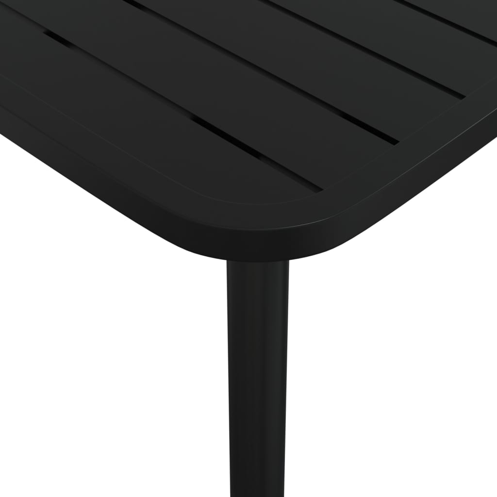 Tavolo da Giardino Antracite 110x80x71 cm Acciaio | homemem39