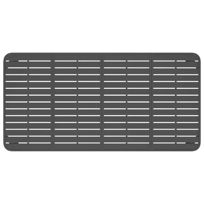 Tavolo da Giardino Antracite 200x100x71 cm Acciaio | homemem39
