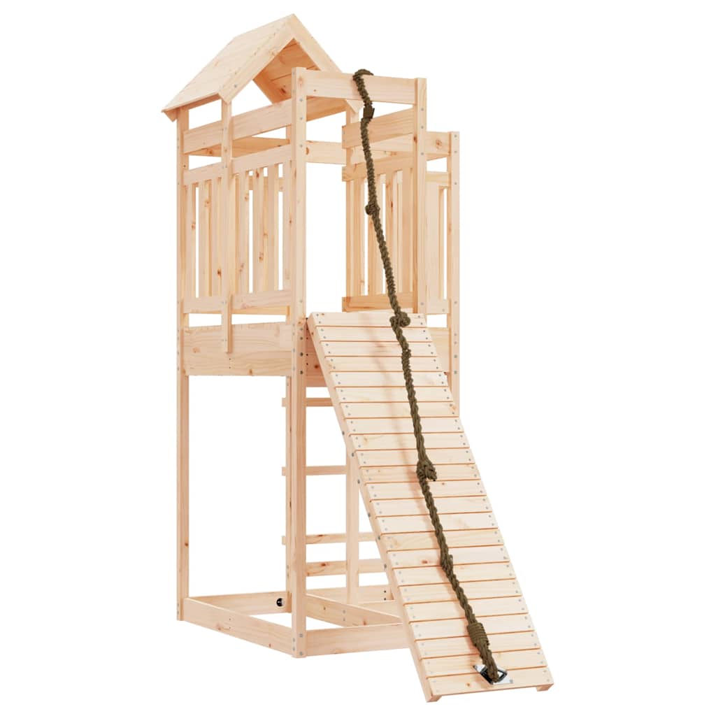 Casetta con Arrampicata in Legno Massello di Pino | homemem39