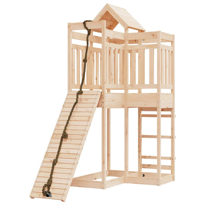 Casetta con Arrampicata in Legno Massello di Pino | homemem39