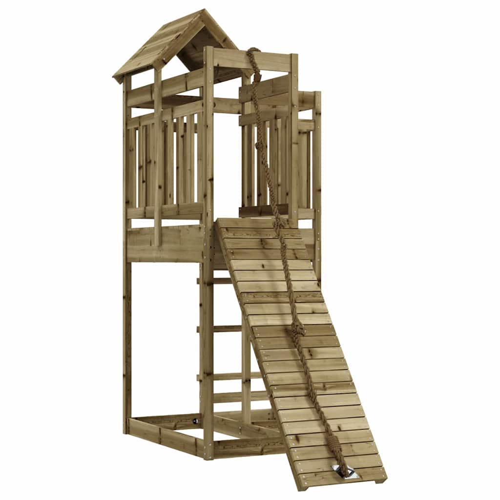 Casetta con Arrampicata in Legno di Pino Impregnato | homemem39