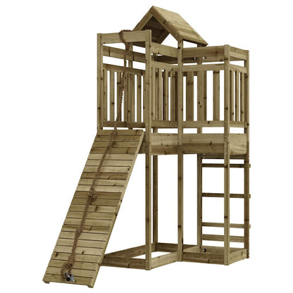 Casetta con Arrampicata in Legno di Pino Impregnato | homemem39