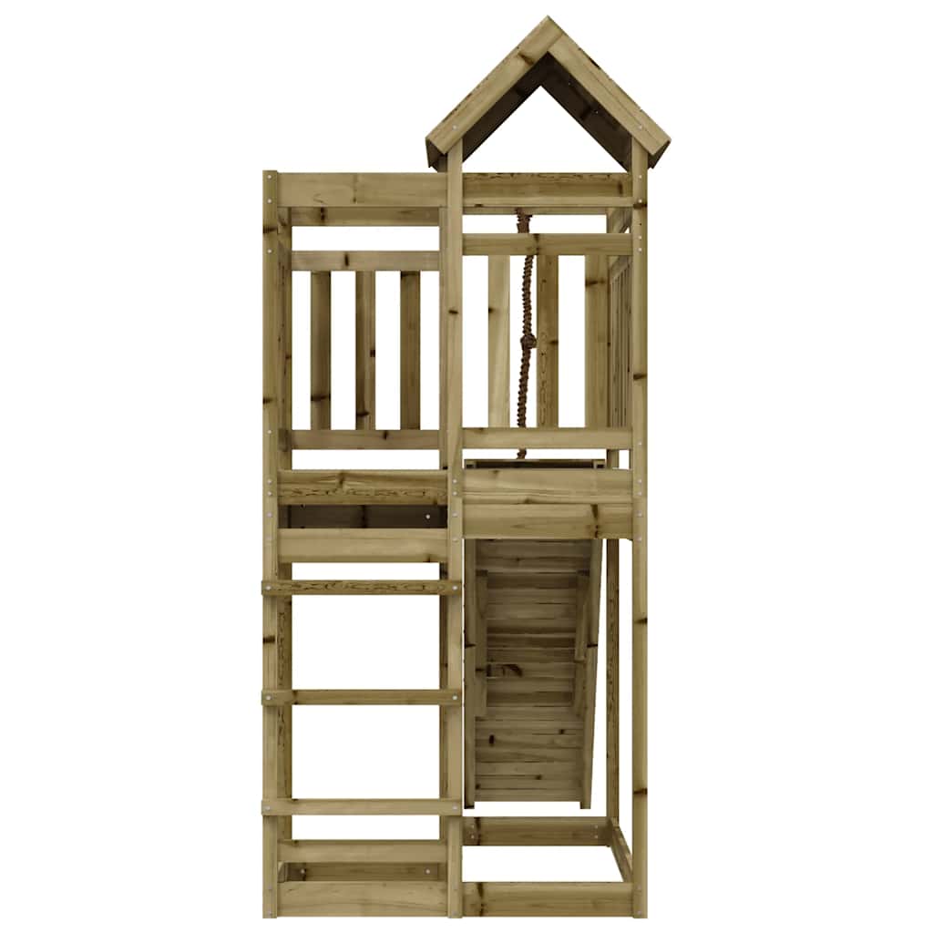 Casetta con Arrampicata in Legno di Pino Impregnato | homemem39