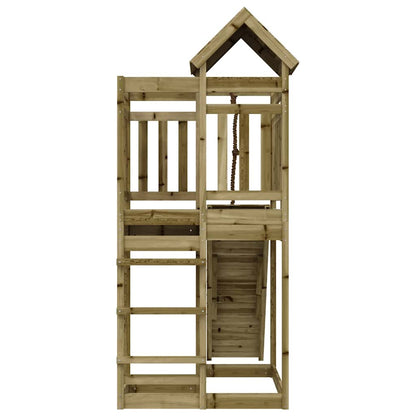 Casetta con Arrampicata in Legno di Pino Impregnato | homemem39