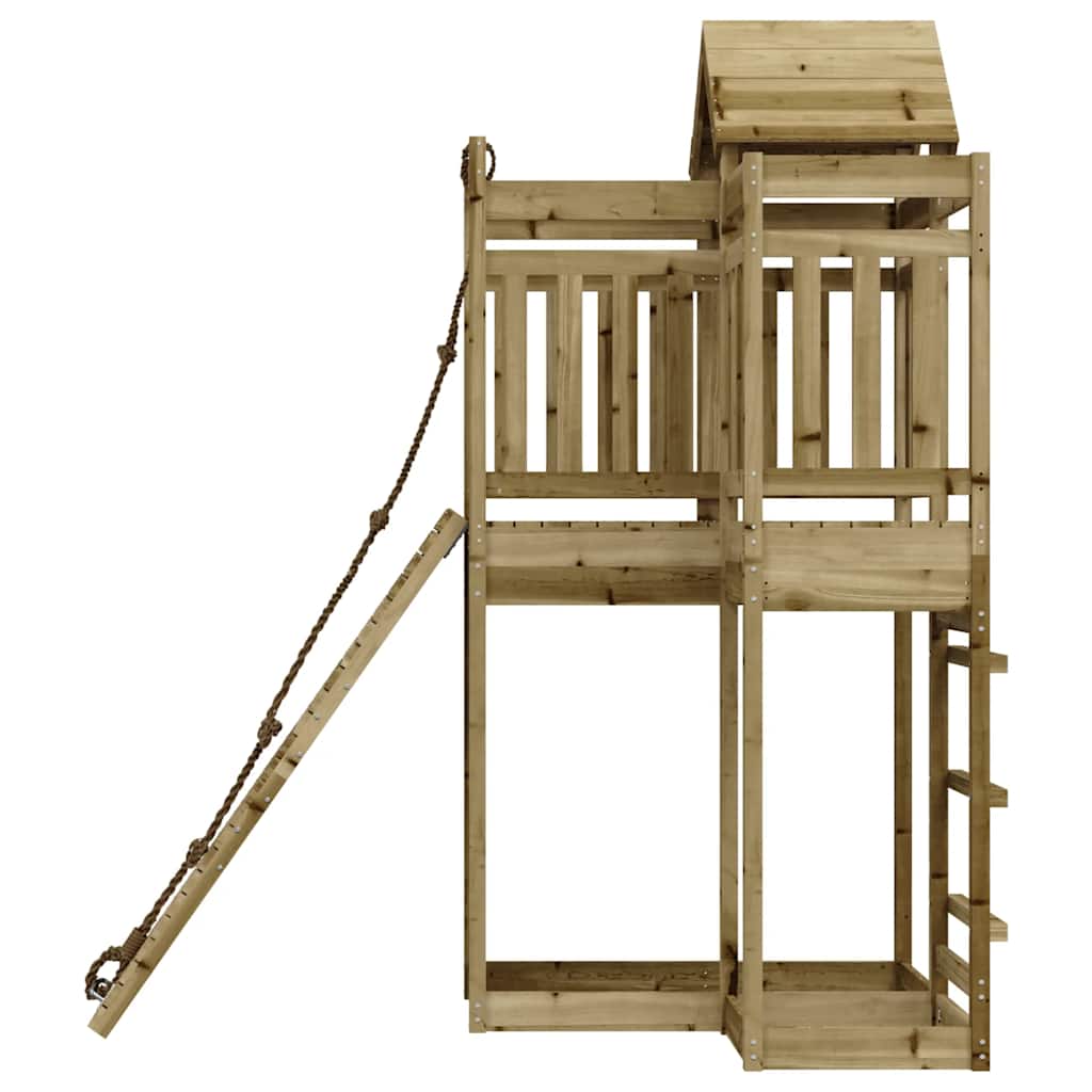 Casetta con Arrampicata in Legno di Pino Impregnato | homemem39