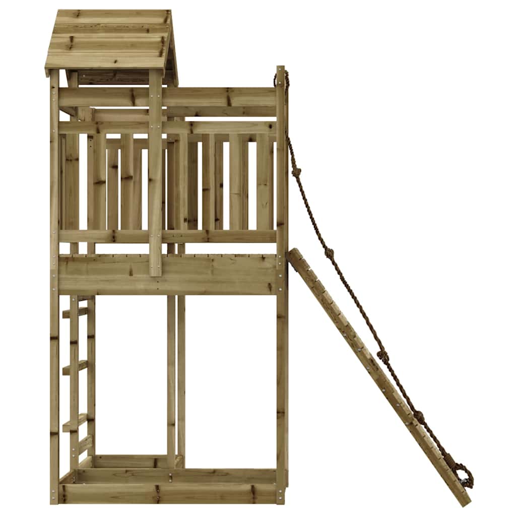 Casetta con Arrampicata in Legno di Pino Impregnato | homemem39
