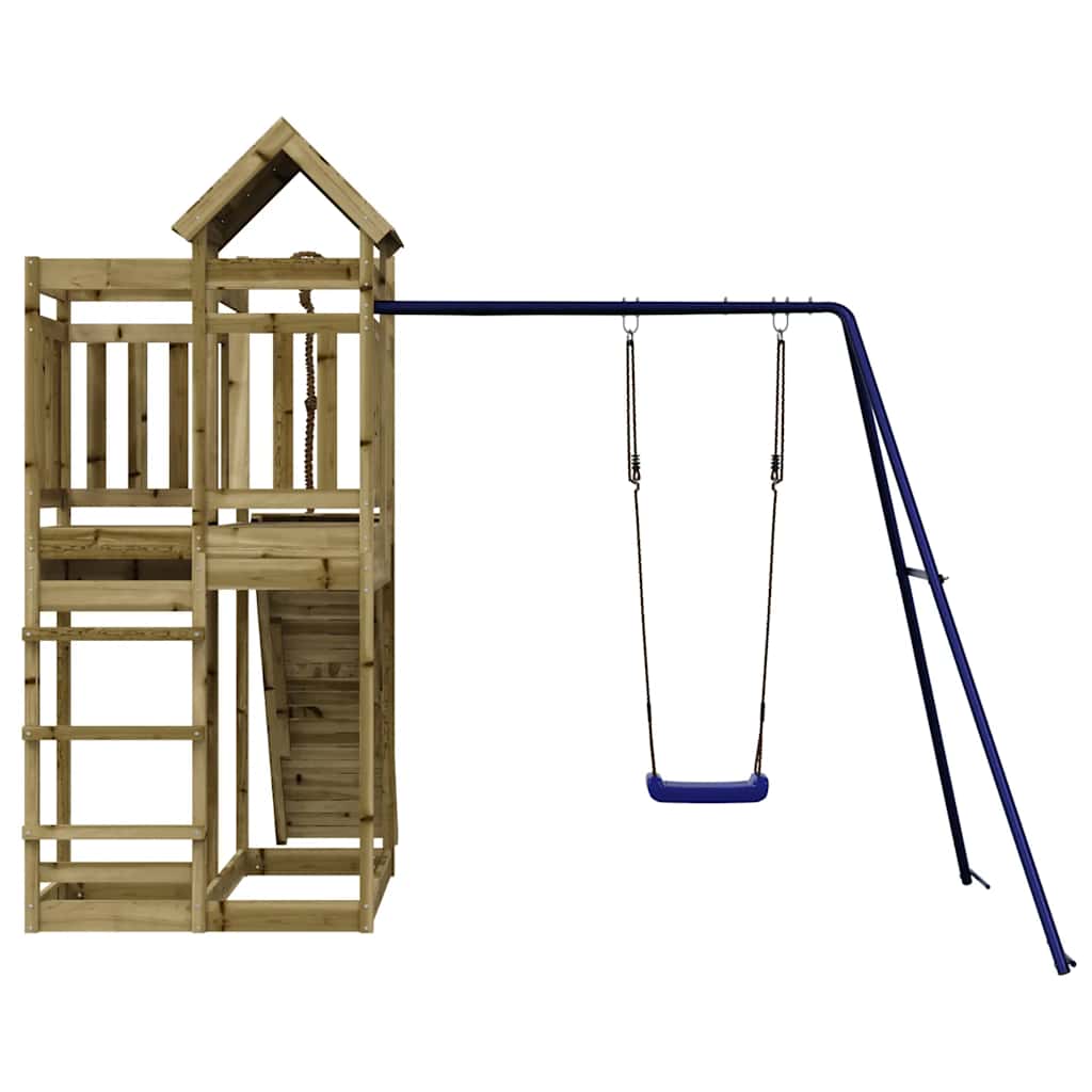 Set da Gioco da Esterno in Legno di Pino Impregnato | homemem39