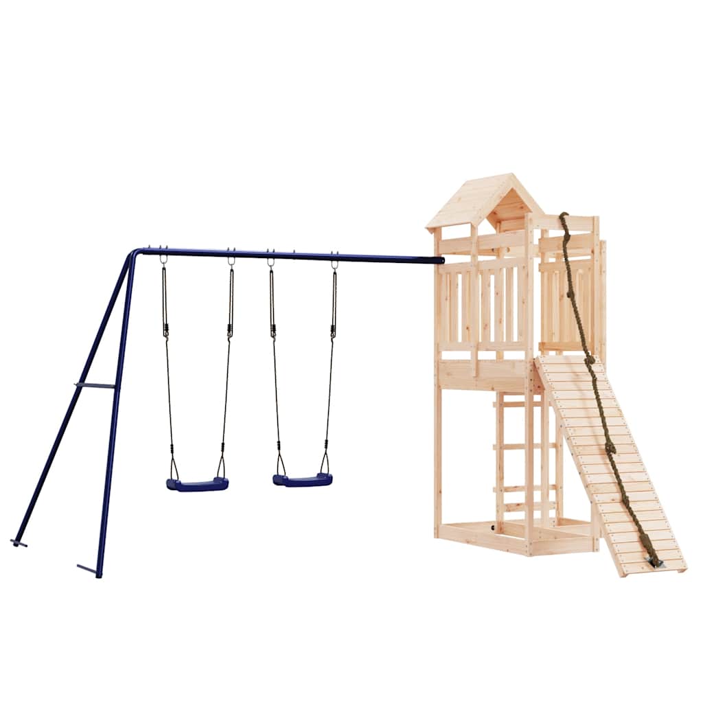 Set da Gioco da Esterno in Legno Massello di Pino | homemem39