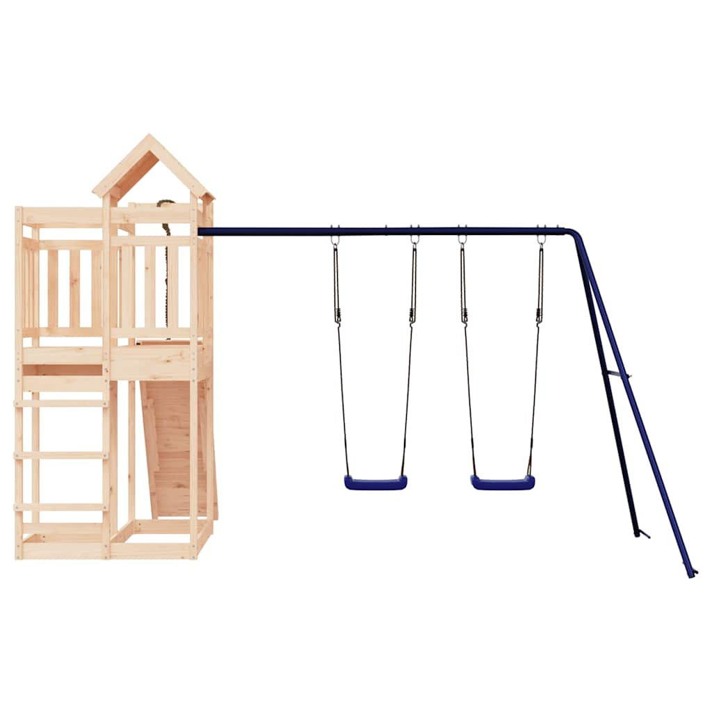 Set da Gioco da Esterno in Legno Massello di Pino | homemem39
