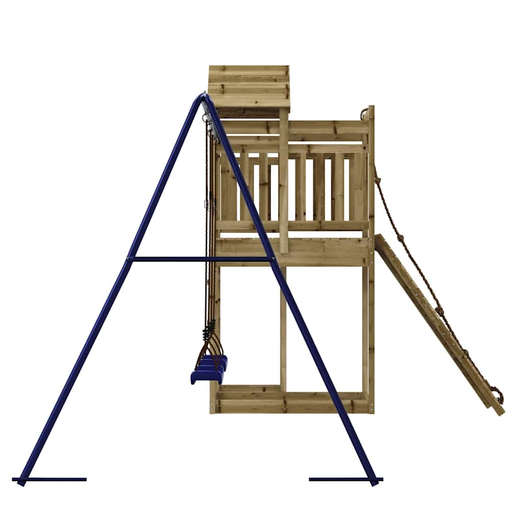 Set da Gioco da Esterno in Legno di Pino Impregnato | homemem39