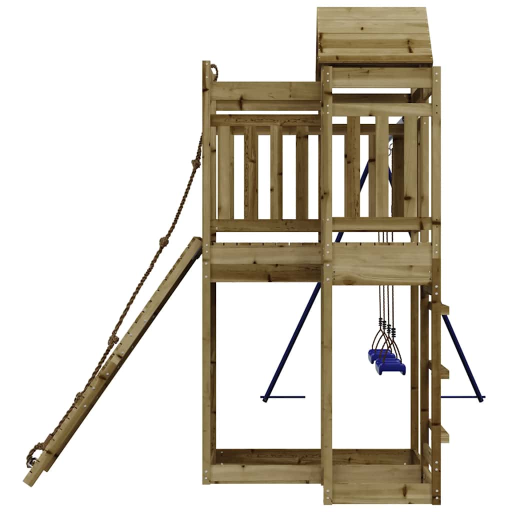 Set da Gioco da Esterno in Legno di Pino Impregnato | homemem39