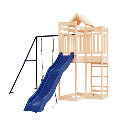 Set da Gioco da Esterno in Legno Massello di Pino | homemem39