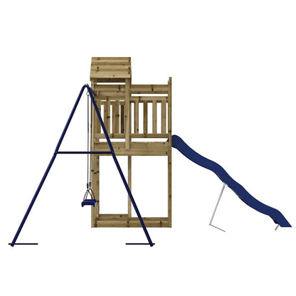 Set da Gioco da Esterno in Legno di Pino Impregnato | homemem39