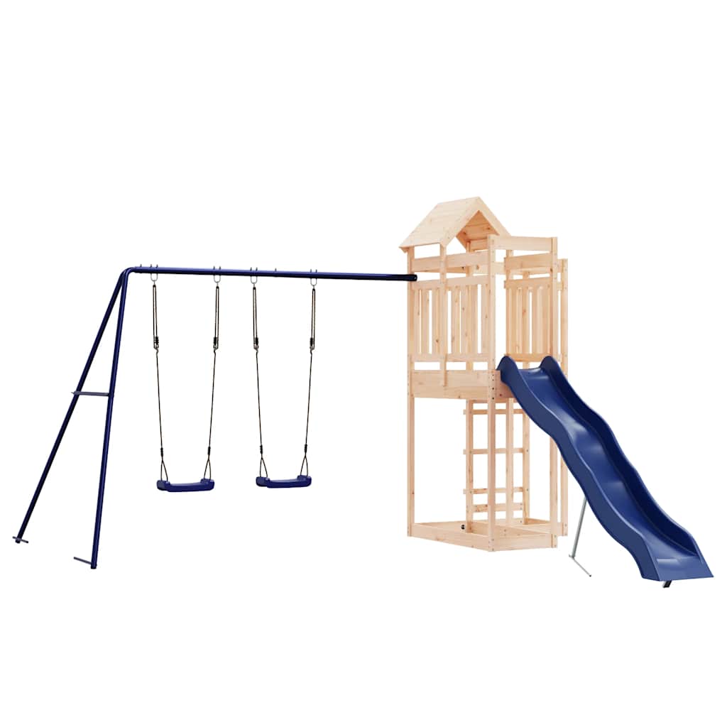 Set da Gioco da Esterno in Legno Massello di Pino | homemem39