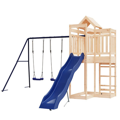 Set da Gioco da Esterno in Legno Massello di Pino | homemem39