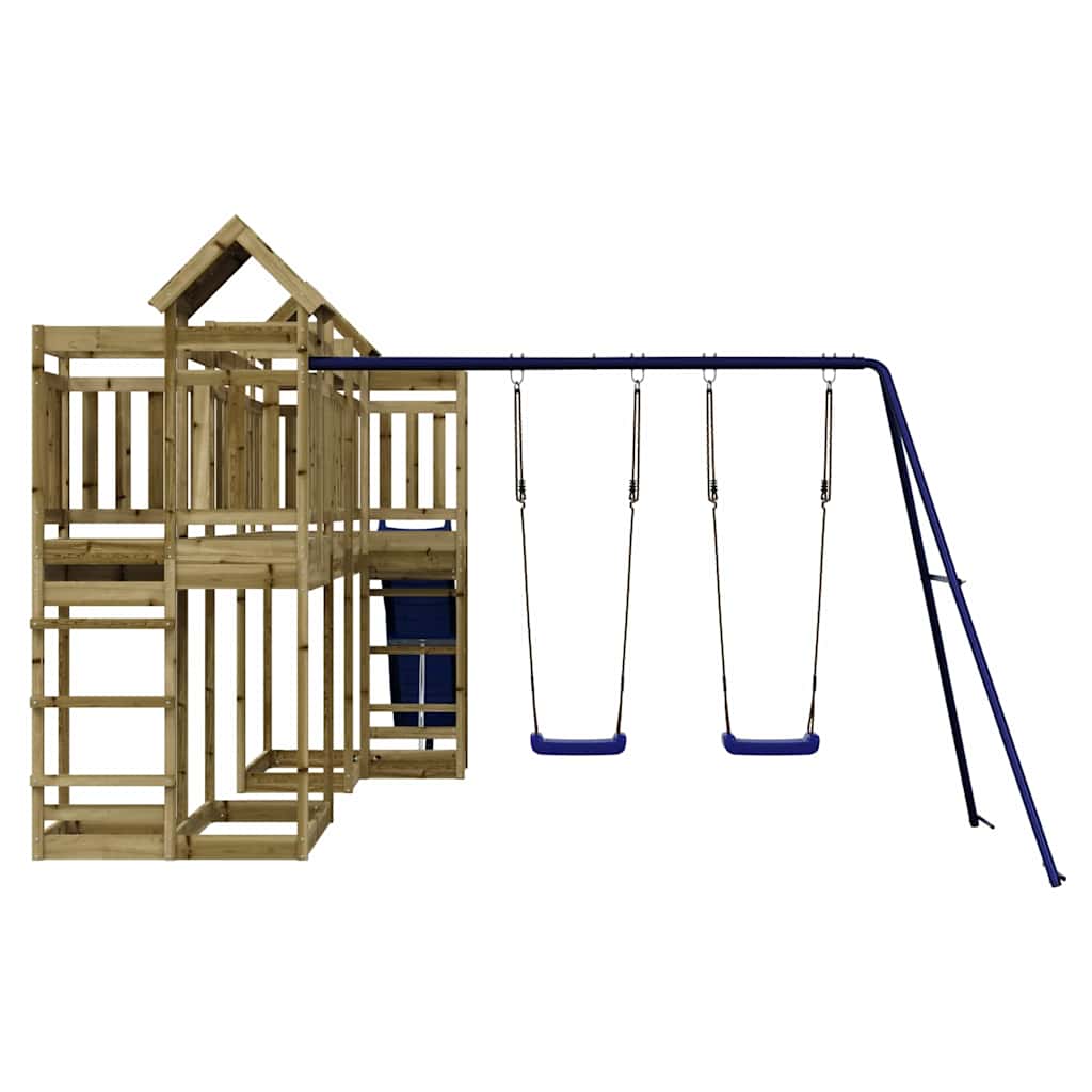 Set da Gioco da Esterno in Legno di Pino Impregnato | homemem39
