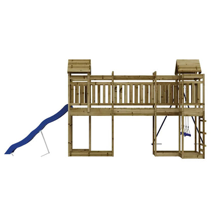 Set da Gioco da Esterno in Legno di Pino Impregnato | homemem39