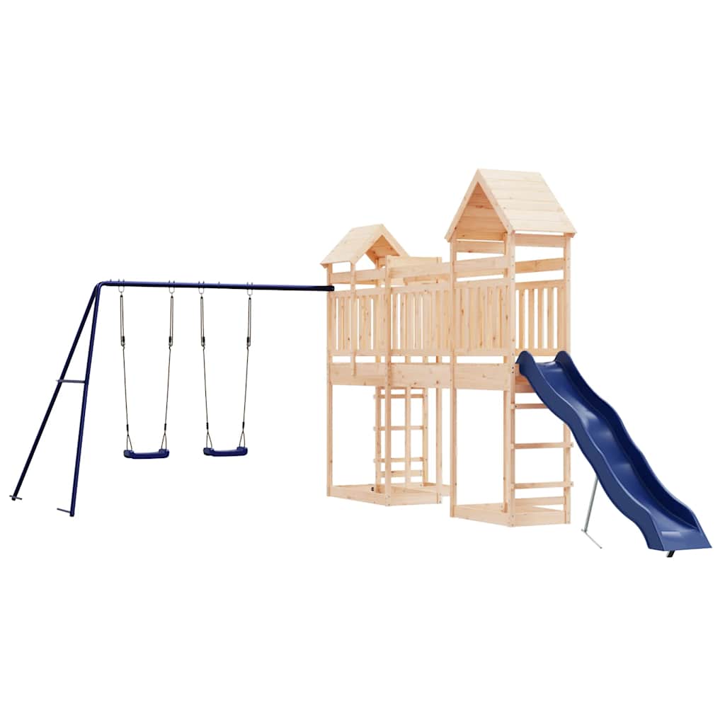 Set da Gioco da Esterno in Legno Massello di Pino | homemem39