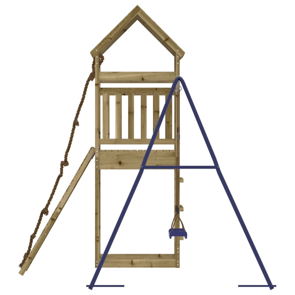 Set da Gioco da Esterno in Legno di Pino Impregnato | homemem39