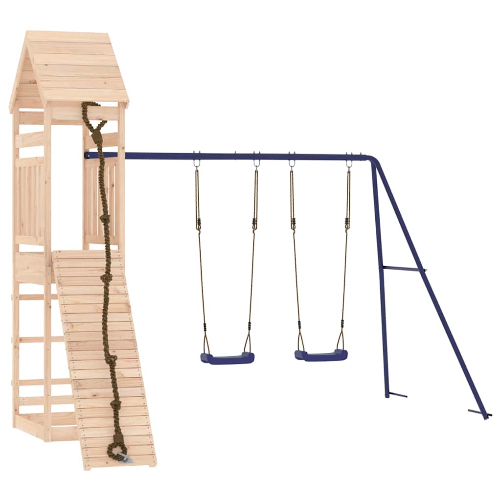 Set da Gioco da Esterno in Legno Massello di Pino | homemem39
