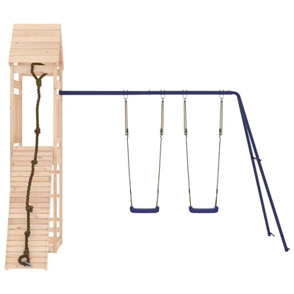 Set da Gioco da Esterno in Legno Massello di Pino | homemem39