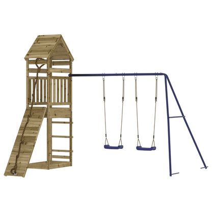Set da Gioco da Esterno in Legno di Pino Impregnato | homemem39