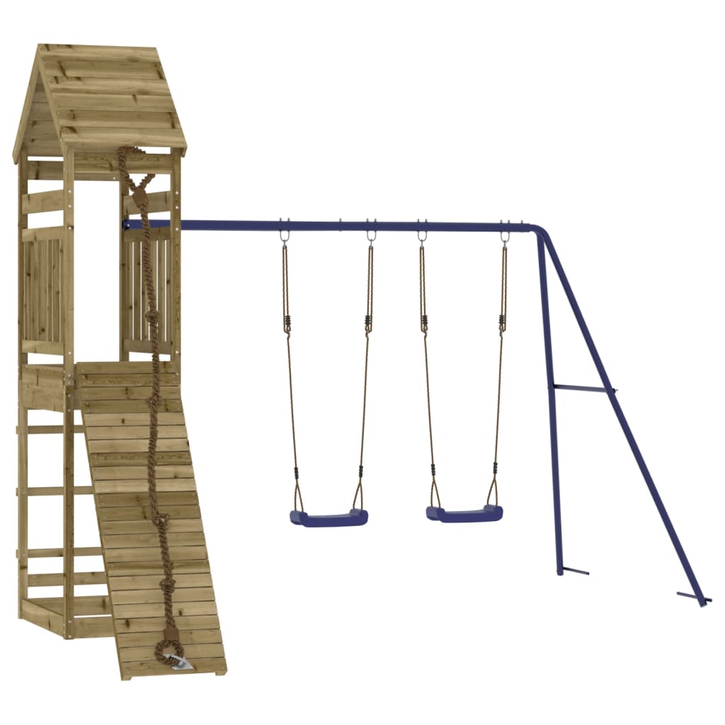 Set da Gioco da Esterno in Legno di Pino Impregnato | homemem39