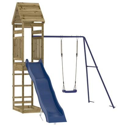 Set da Gioco da Esterno in Legno di Pino Impregnato | homemem39