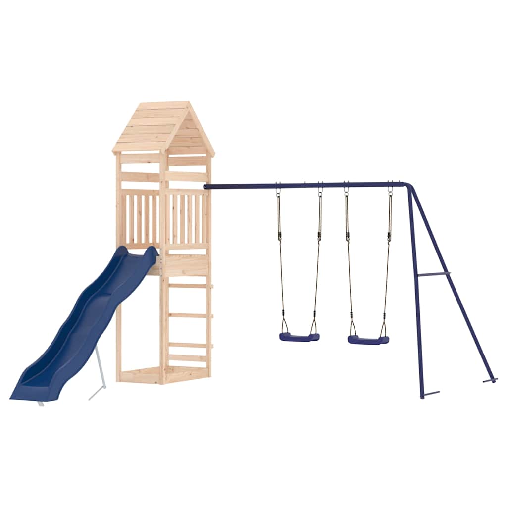Set da Gioco da Esterno in Legno Massello di Pino | homemem39