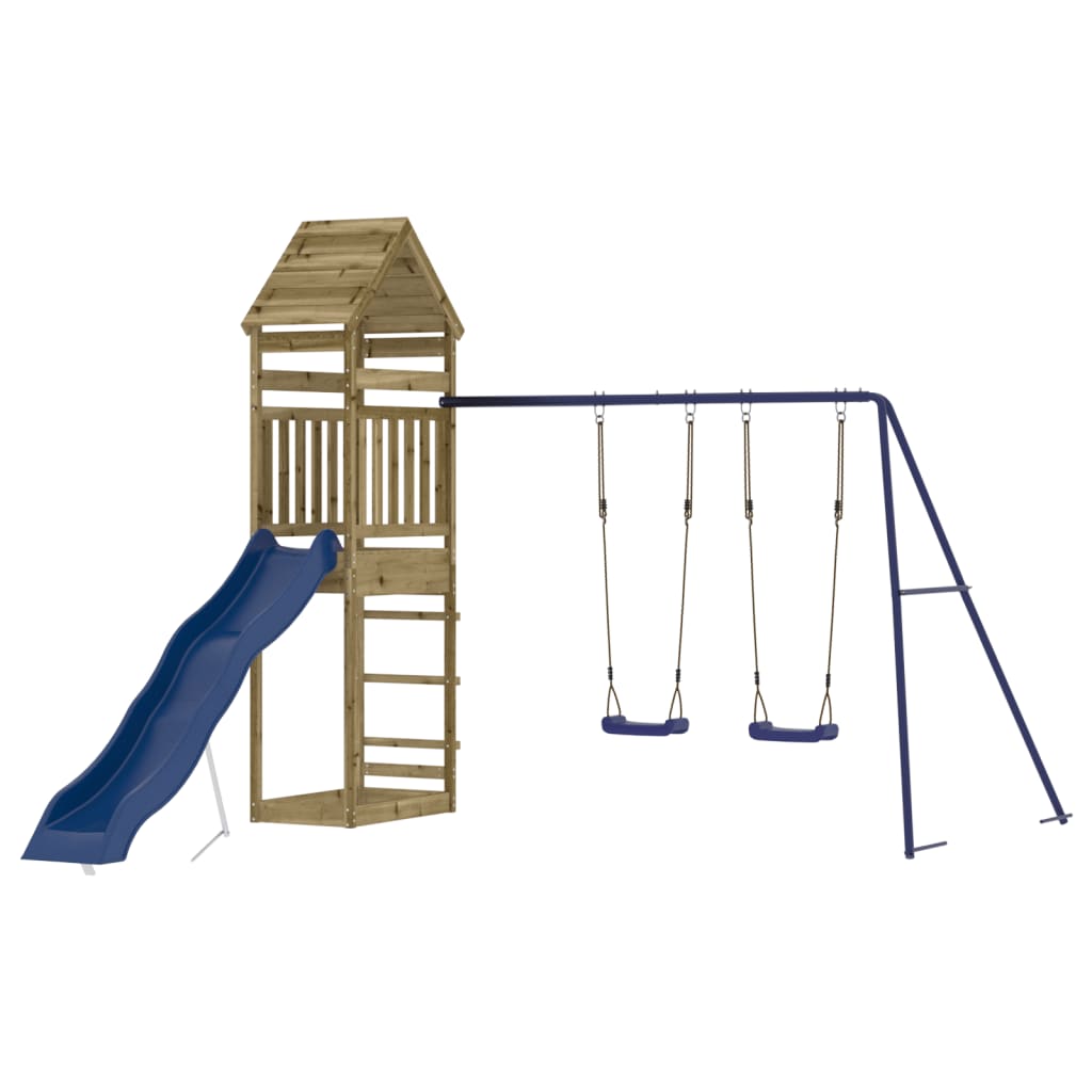 Set da Gioco da Esterno in Legno di Pino Impregnato | homemem39