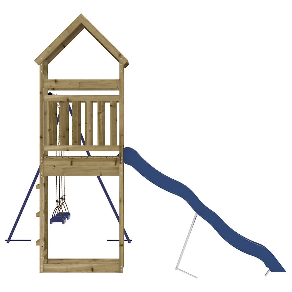 Set da Gioco da Esterno in Legno di Pino Impregnato | homemem39