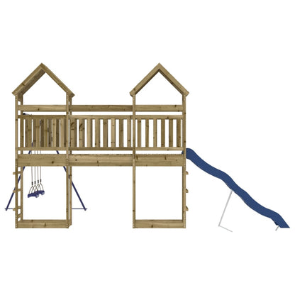 Set da Gioco da Esterno in Legno di Pino Impregnato | homemem39