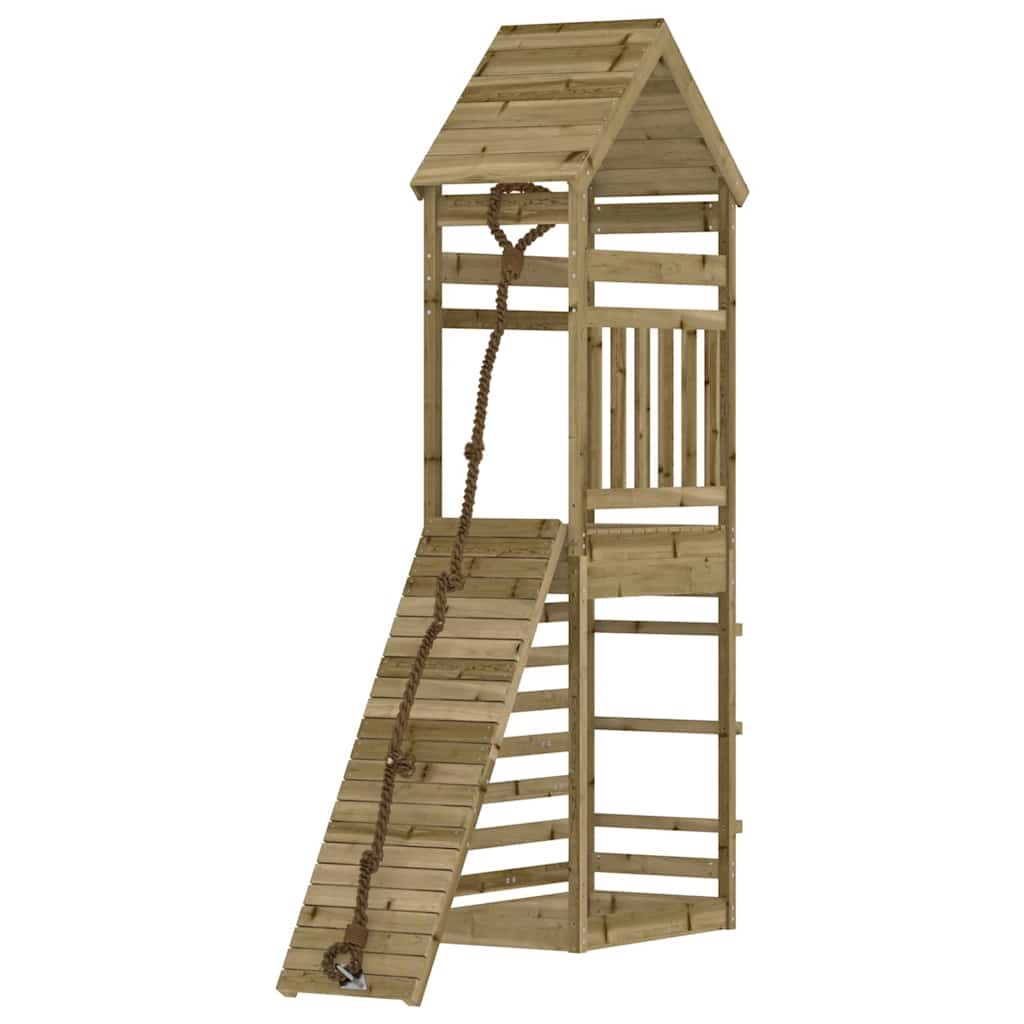 Casetta con Arrampicata in Legno di Pino Impregnato | homemem39