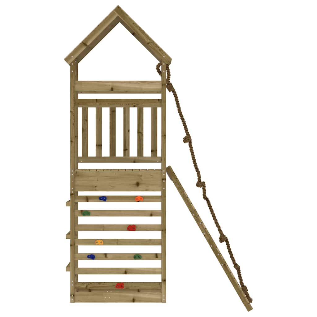 Casetta con Arrampicata in Legno di Pino Impregnato | homemem39