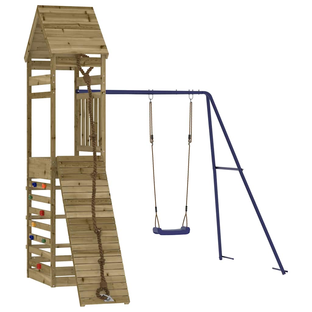 Set da Gioco da Esterno in Legno di Pino Impregnato | homemem39