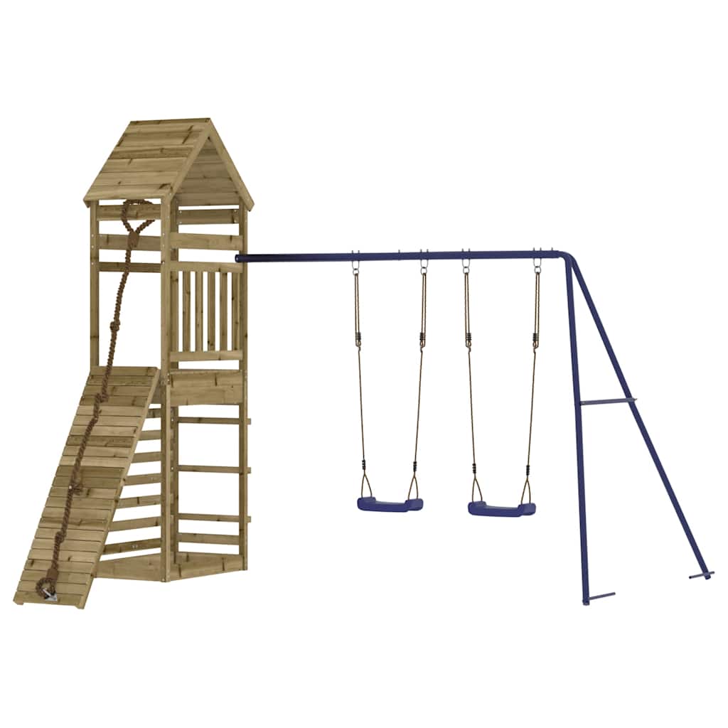 Set da Gioco da Esterno in Legno di Pino Impregnato | homemem39