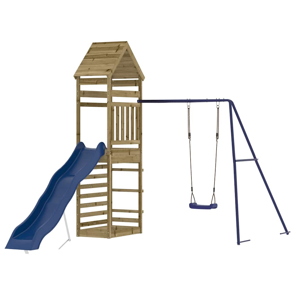 Set da Gioco da Esterno in Legno di Pino Impregnato | homemem39