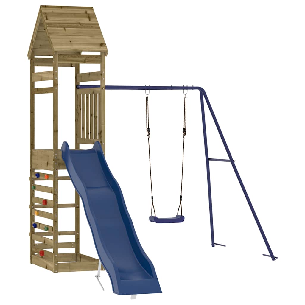 Set da Gioco da Esterno in Legno di Pino Impregnato | homemem39