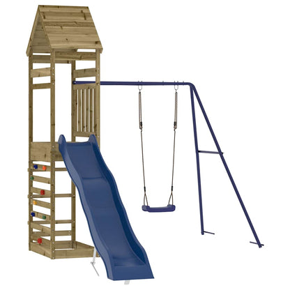 Set da Gioco da Esterno in Legno di Pino Impregnato | homemem39