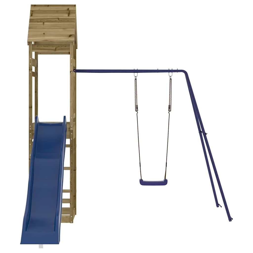 Set da Gioco da Esterno in Legno di Pino Impregnato | homemem39