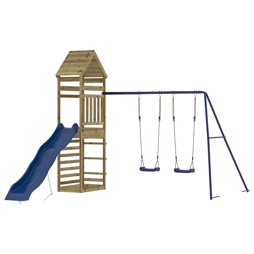 Set da Gioco da Esterno in Legno di Pino Impregnato | homemem39