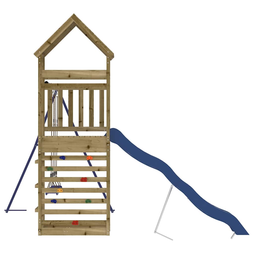 Set da Gioco da Esterno in Legno di Pino Impregnato | homemem39