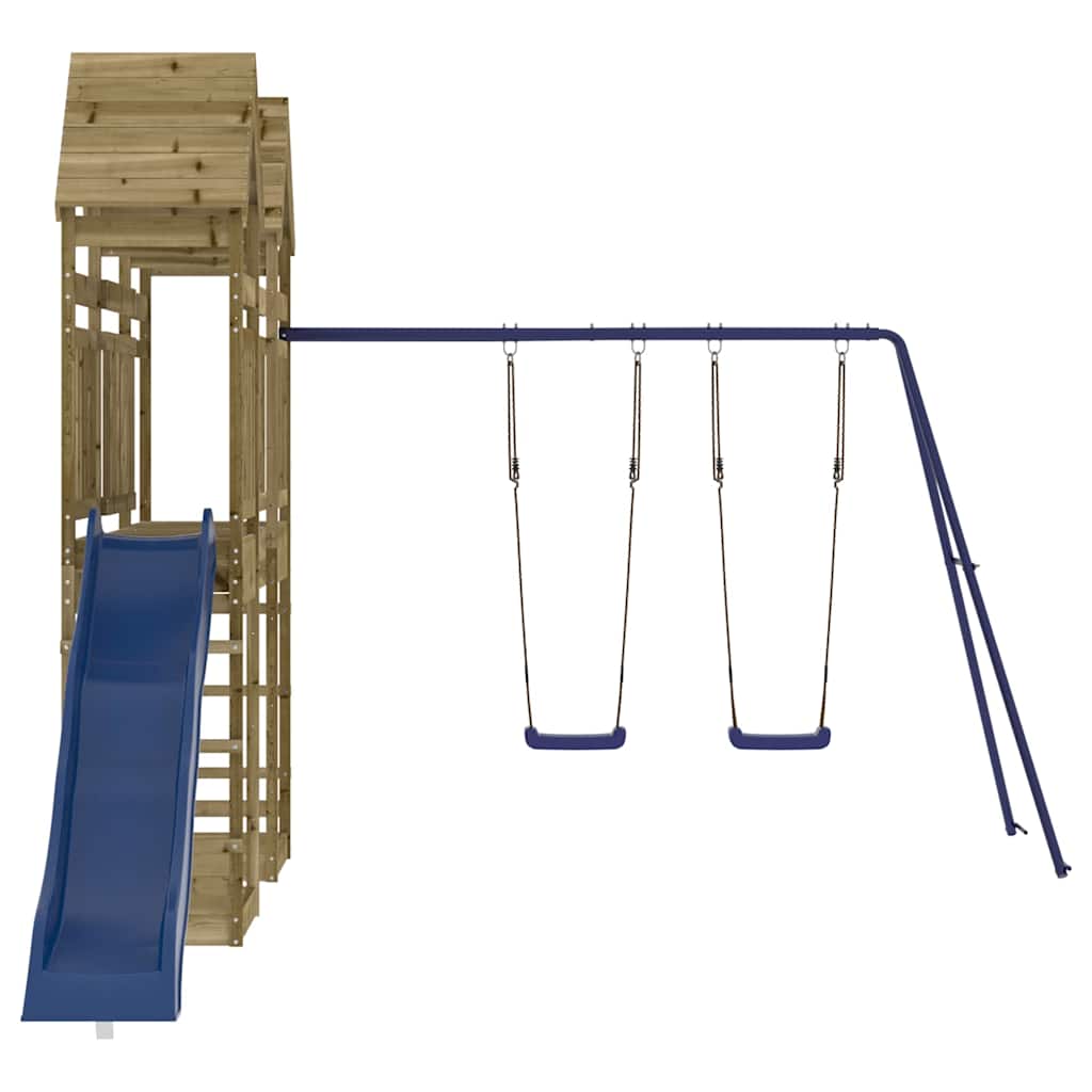 Set da Gioco da Esterno in Legno di Pino Impregnato | homemem39
