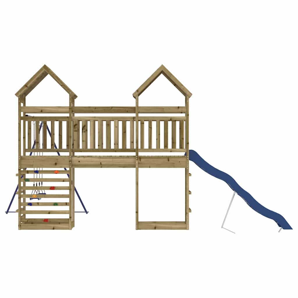 Set da Gioco da Esterno in Legno di Pino Impregnato | homemem39