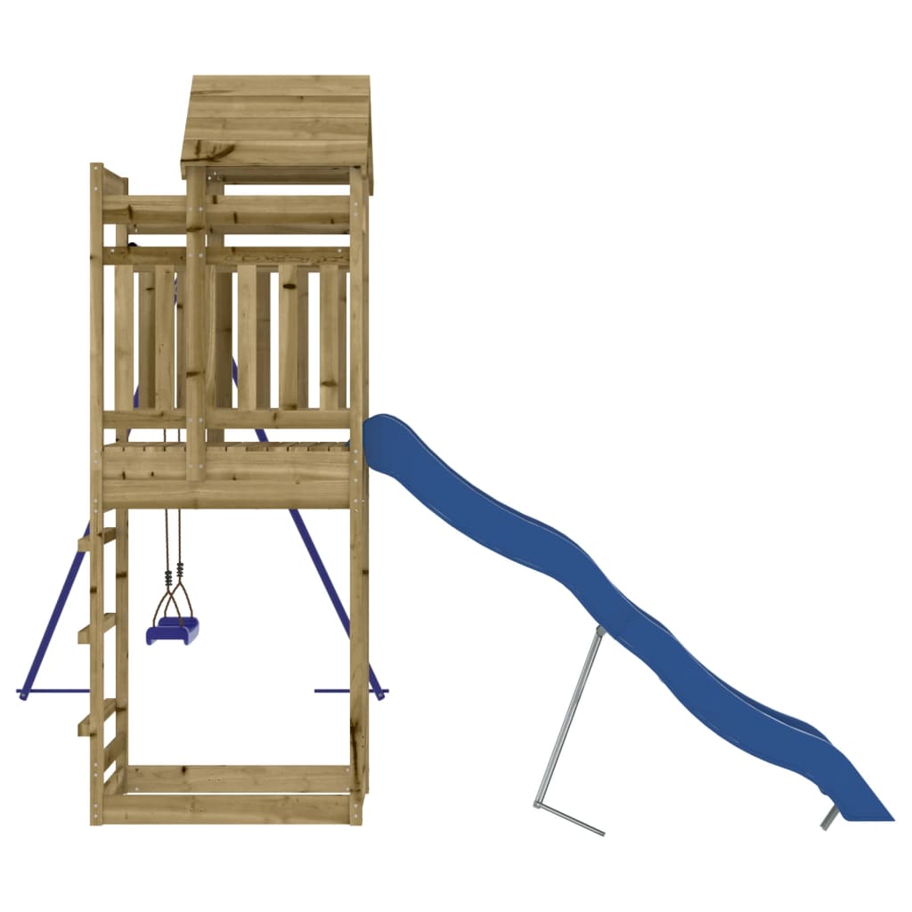 Set da Gioco da Esterno in Legno di Pino Impregnato | homemem39